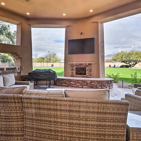 Lavish Estate With Sports Court And Home Theater!